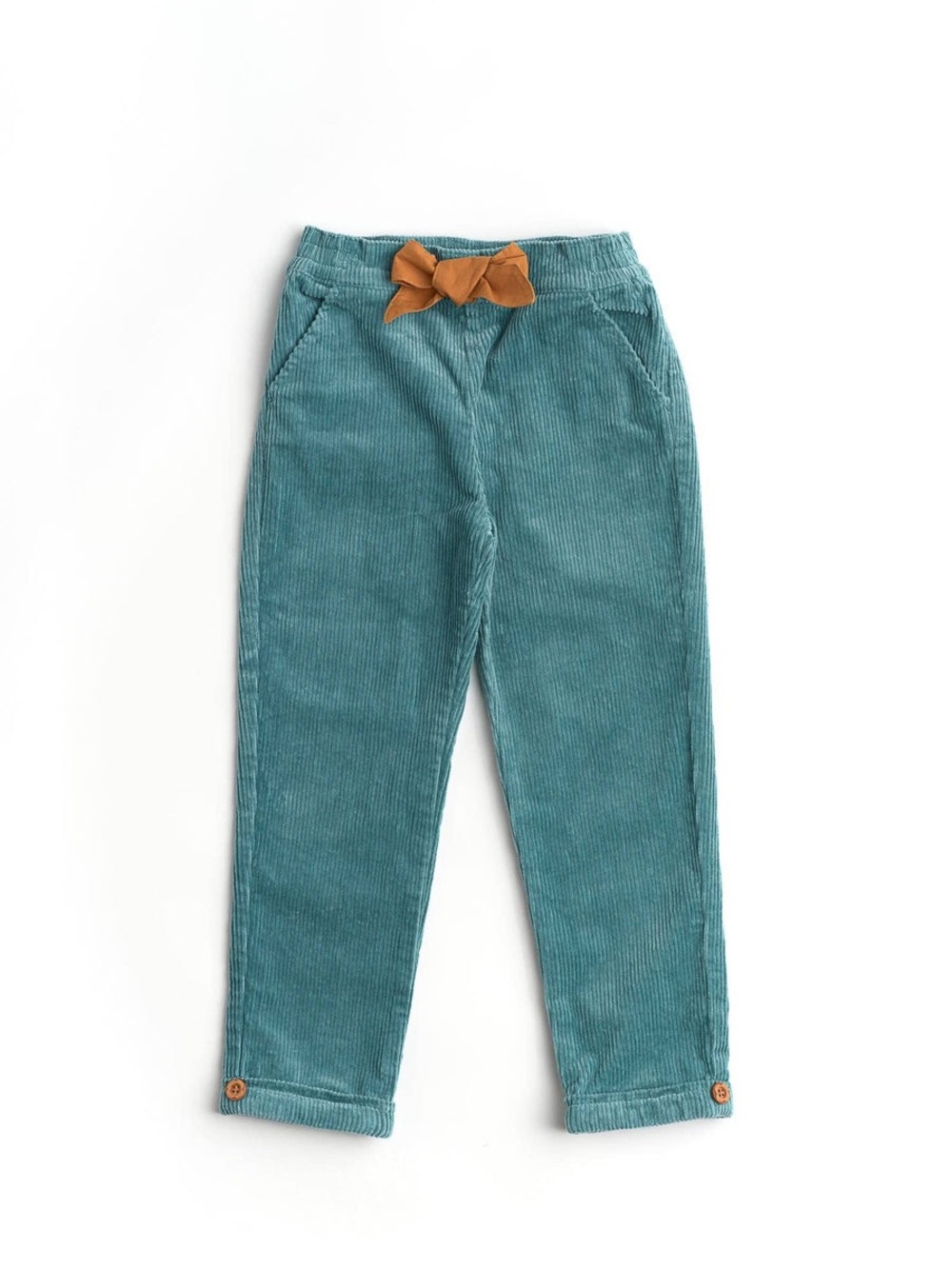 Finding Foxtale Corduroy True Teal Trouser